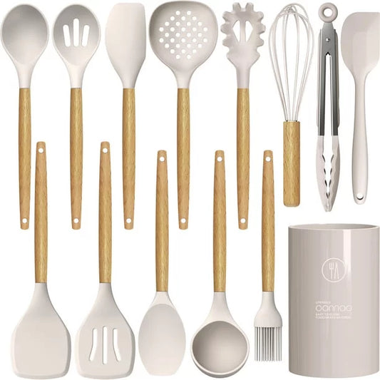 Silicone Cooking Utensils Kitchen Utensil Set