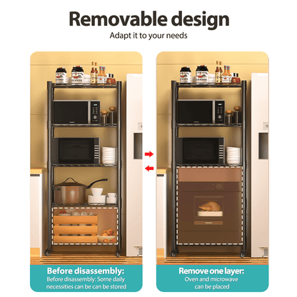 5 Tier Adjustable Storage Rack No Wheels