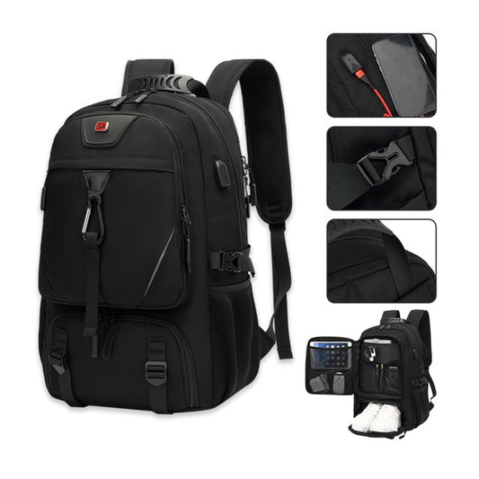 Travel Laptop Backpack , Expandable 17-inch Laptop Bag