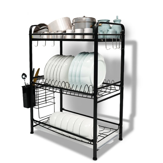 3 Tier Dish Drying Drainer Rack