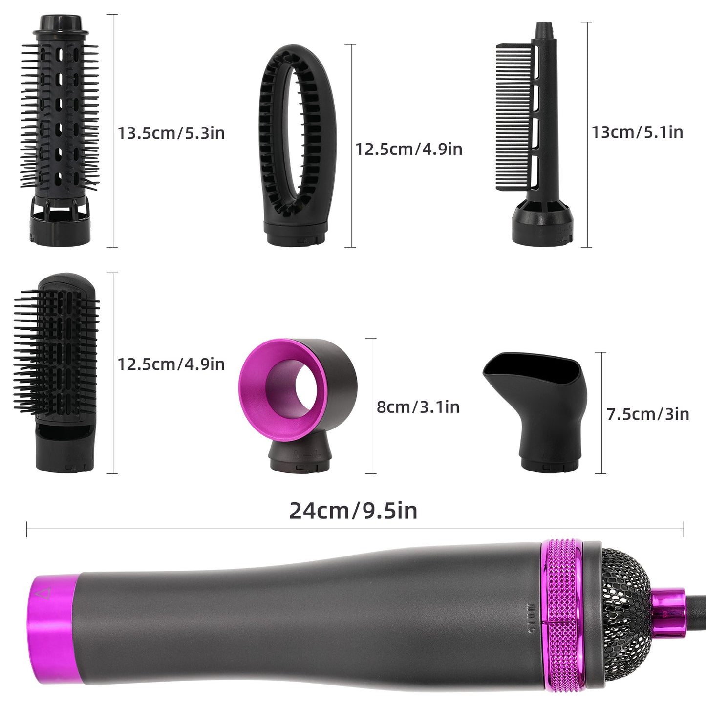 6 in 1 Hair Dryer Brush