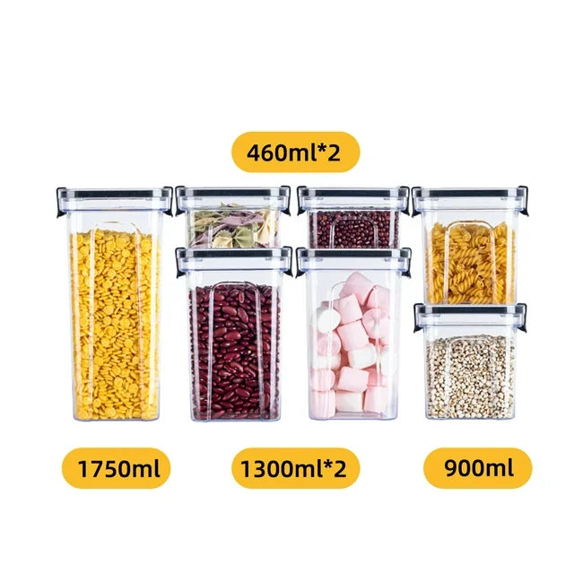 7 Pcs Airtight Food Storage Containers