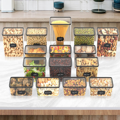 15 Pcs Food Storage Containers Set