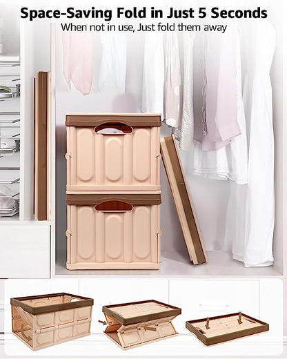 Stackable Lidded Storage Bins 30L