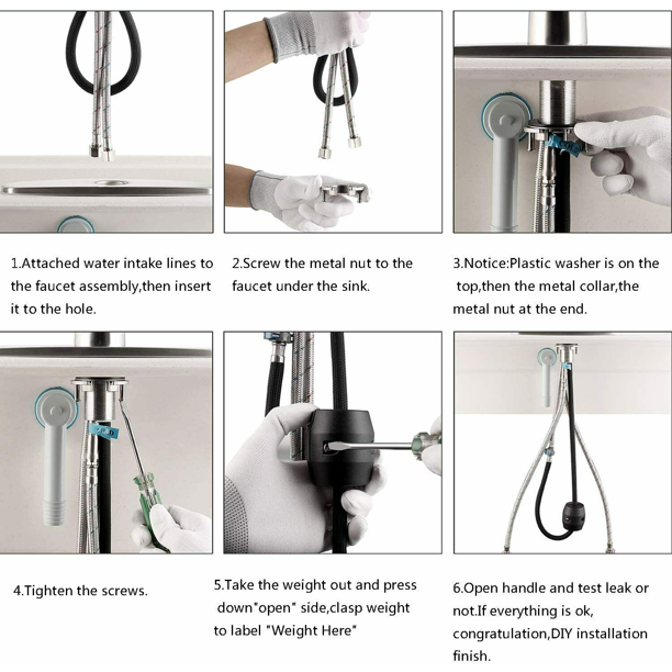 7Magic kitchen Faucet with Sprayer