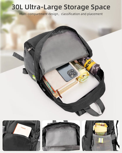 30L Unisex Lightweight Backpack