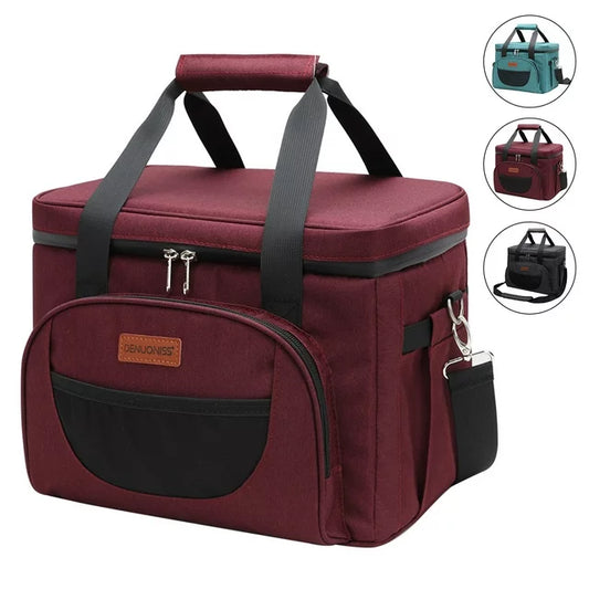 Cooler Bag 40-Can(28L),Wine Red