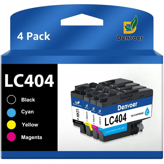 LC404 Ink Cartridges for Brother Printer for Brother(4Pack)