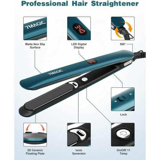 Negative Ion Flat Iron Hair Straightener