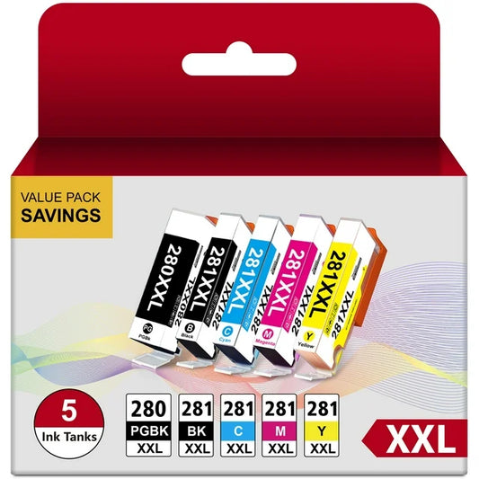 PGI-280XXL CLI-281XXL Ink Cartridge Compatible for Canon