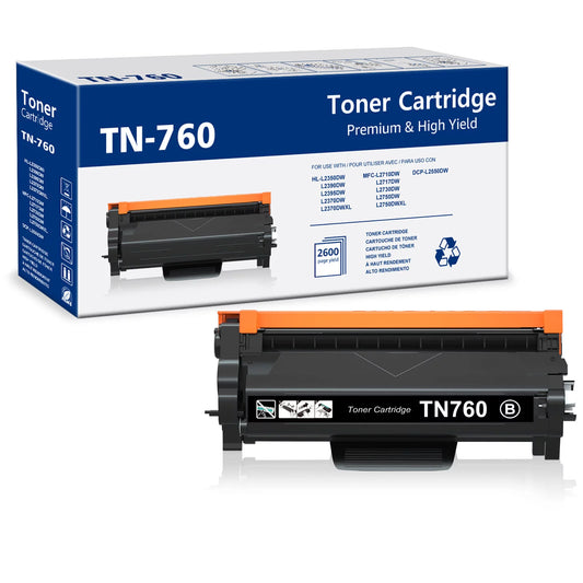 Compatible TN760 TN730 Toner Replacement  Black-1 Pack