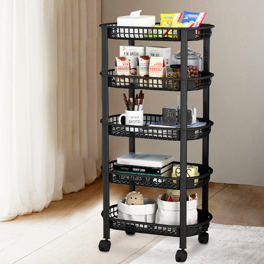 Storage Cart,5 Tiers Bathroom Organizer