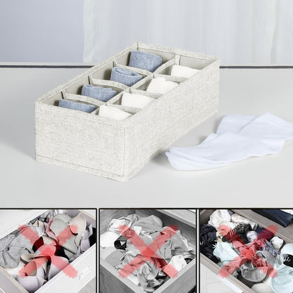 8 Underwear Organizer Clearance Tie Storage Box Bra Organizer