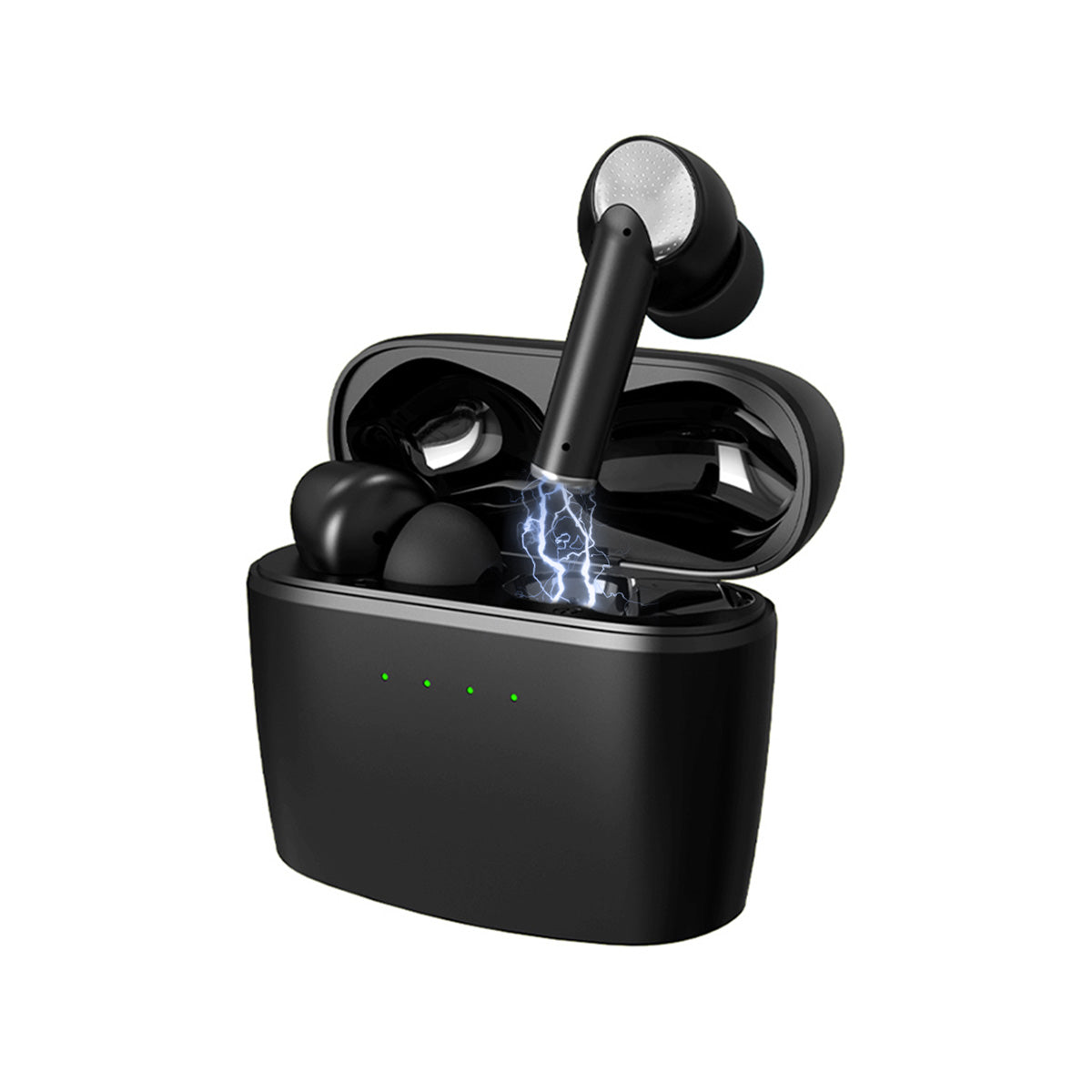 J8 Wireless Touch WaterProof Bluetooth Earbuds - Black